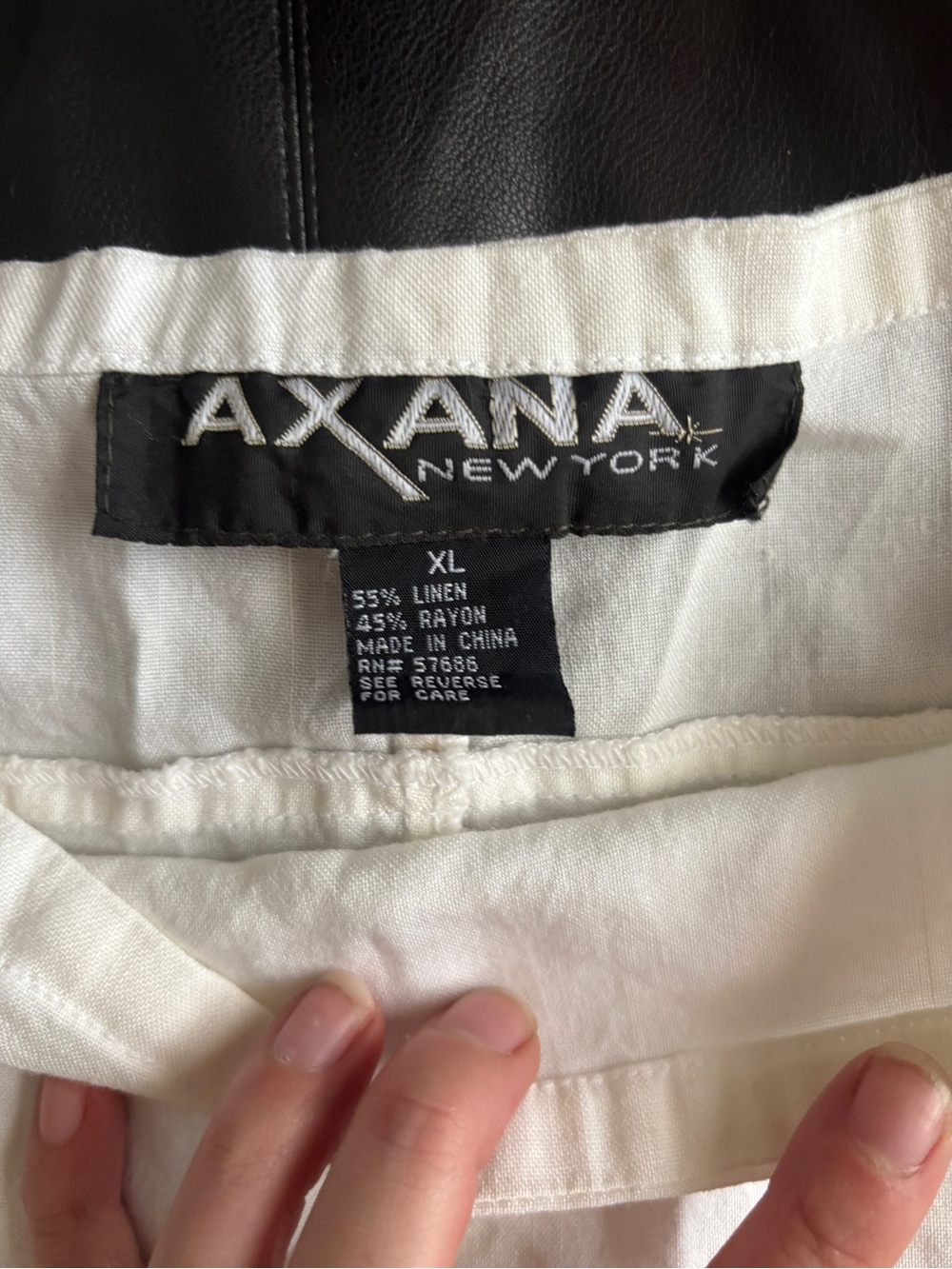 Vintage Linen Midi/Maxi Skirt - Picture 2 of 4